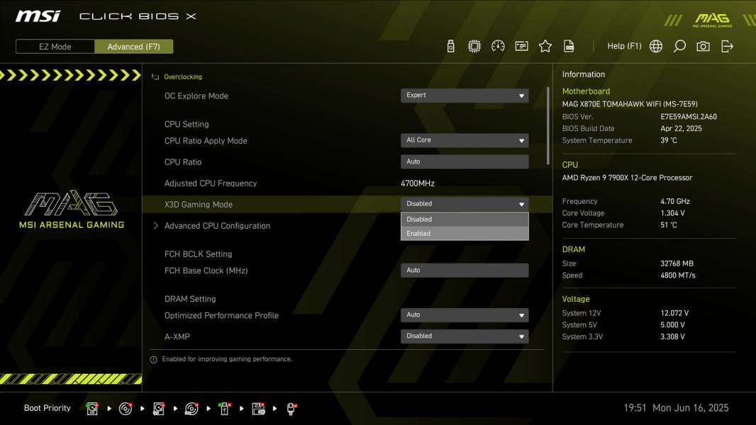 MSI MAG X870E TOMAHAWK WIFI-3